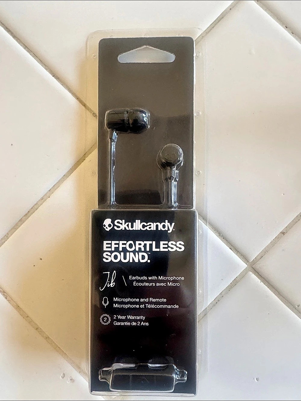Skullcandy Jib Wired Earbud Headphones Black NWT
